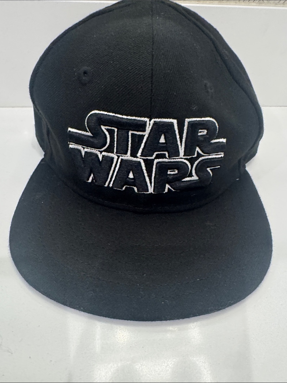 New Era Star Wars Black and White Embroidered Logo Cap Youth size 6 3/8